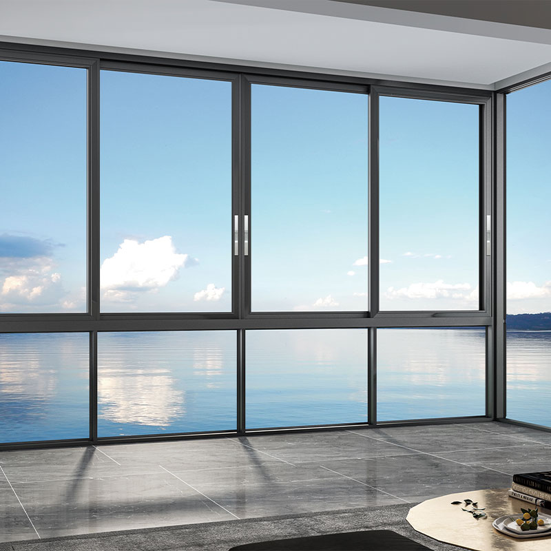 120 SOUNDPROOF GLASS SLIDING WINDOW WITH MESH