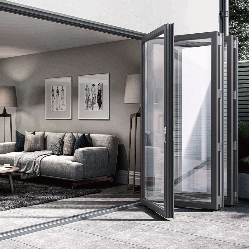 75 Series Aluminum BI-FOLDING GLASS DOOR