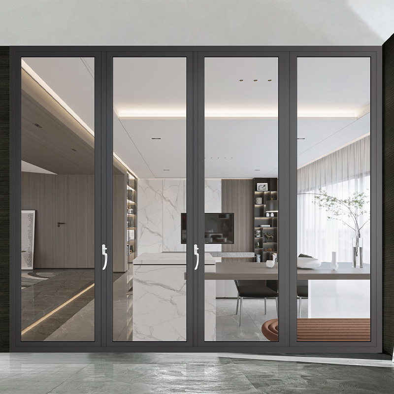 80 SERIES THERMAL BREAK HEAVY DUTY BI-FOLDING DOOR Living Room Scene