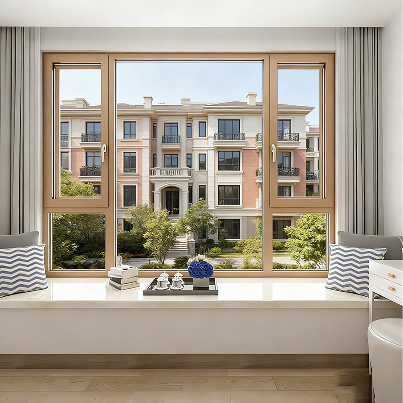 The 50 Series Non-Thermal Break อลูมิเนียม CASEMENT WINDOW ฉากที่อยู่อาศัย