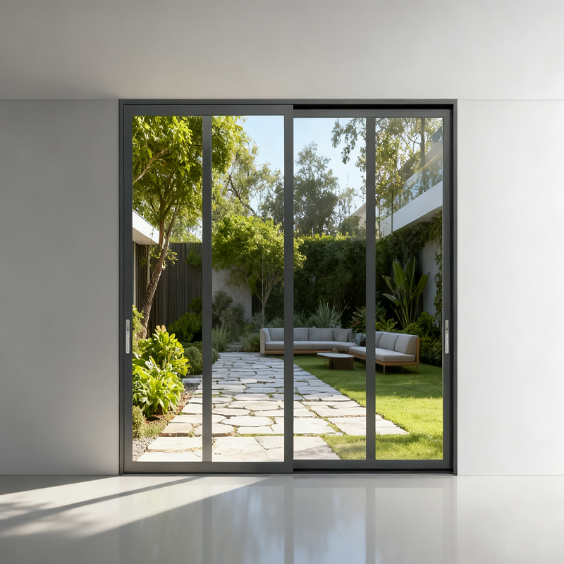 50 SERIES ALUMINUM HEAVY DUTY SLIDING DOOR Villa scene