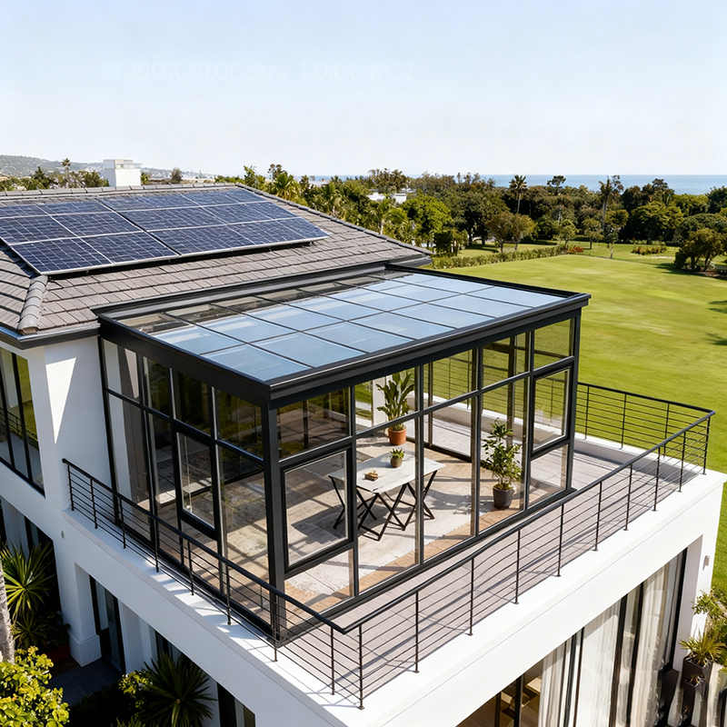 Customizable Aluminum Glass Sunroom Villa scene