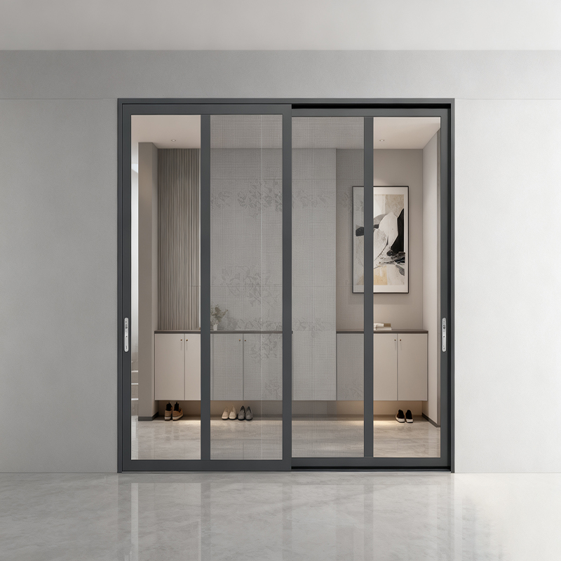 50 SERIES ALUMINUM HEAVY DUTY SLIDING DOOR Interior scene