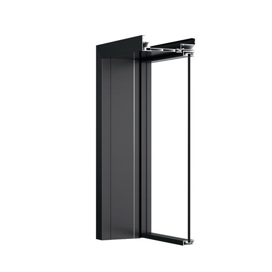 4516 Series Aluminum Swing door Profile Detail Diagram