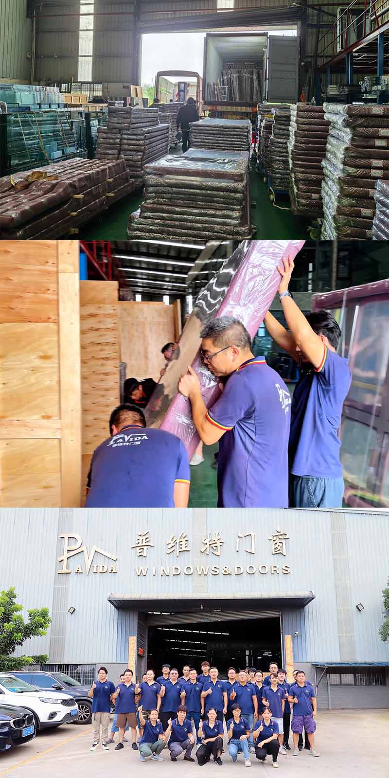 container loading and shipment