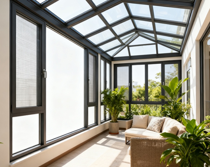 Double casement windows