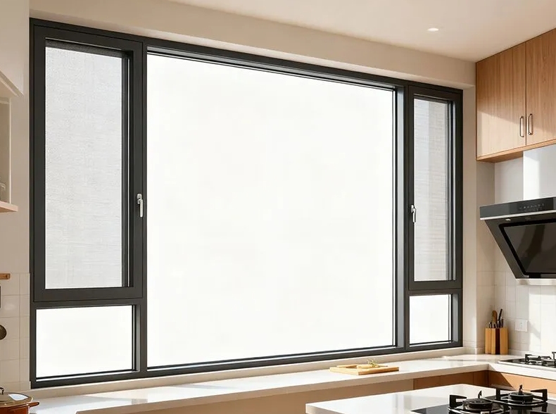 108 Series Double Thermal Break Casement Window for Kitchen