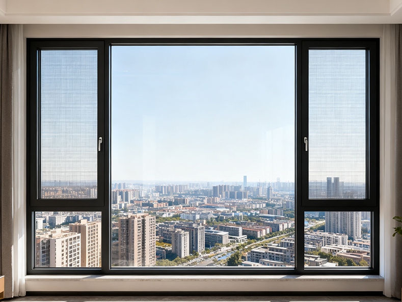 108 Series Thermal Break Casement Window with Mesh