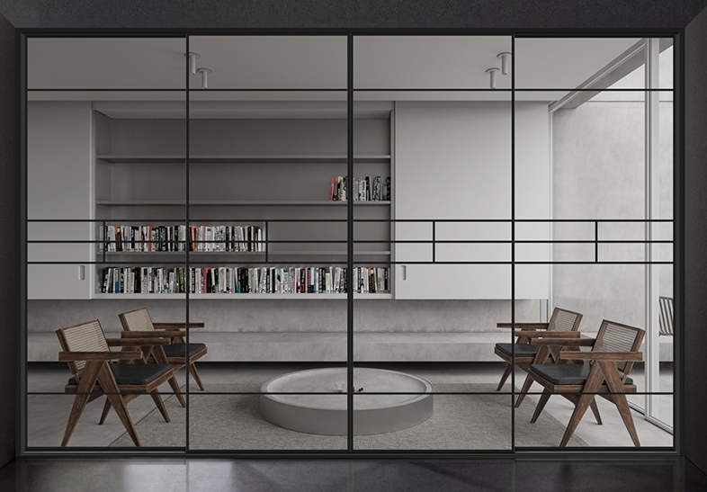 35 Series Minimalist Silent Sliding Glass Doors