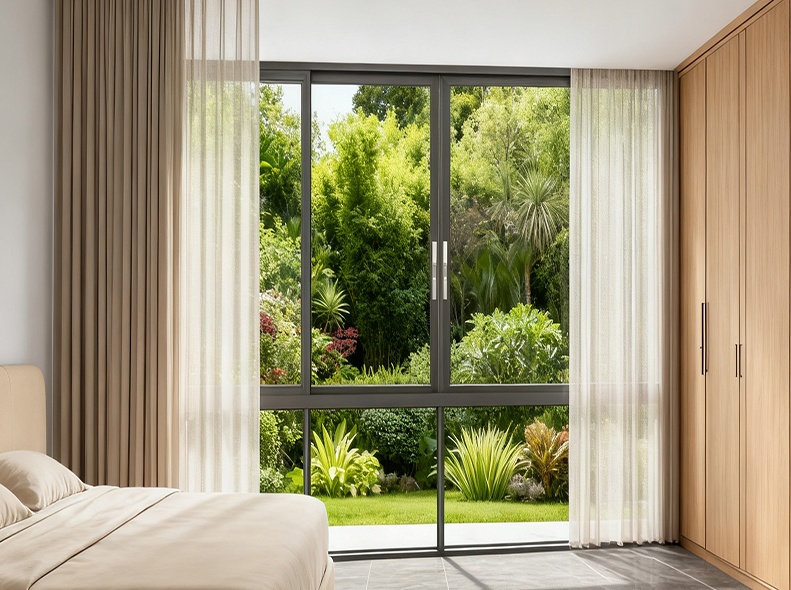 120 Aluminum Alloy Soundproof Glass Sliding Window