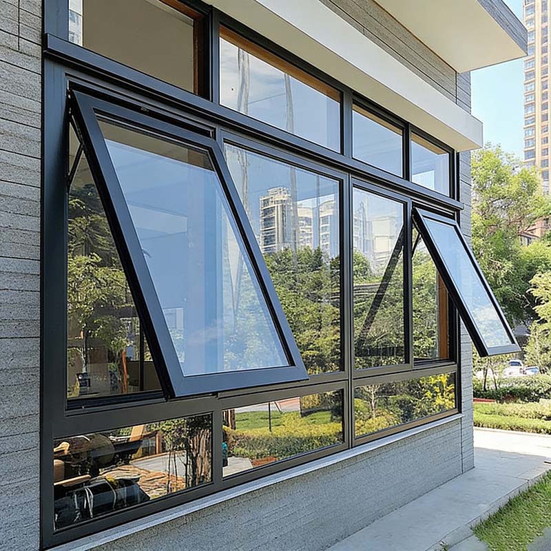 Double Glazed Design Aluminum Awning Windows Residence Scene