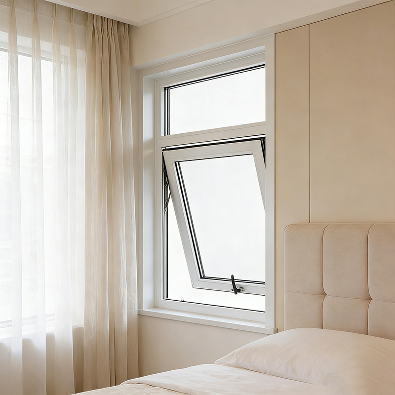 مزدوج الزجاج تصميم الألومنيوم ستارة نوافذ غرفة النوم المشهد