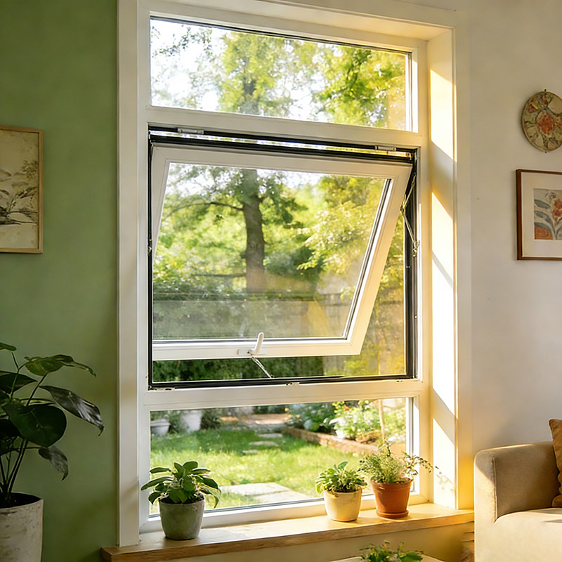 مزدوج الزجاج التصميم الألومنيوم مظلة نوافذ غرفة المعيشة المشهد