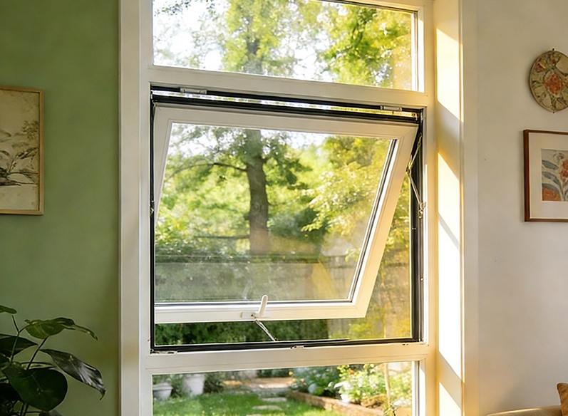 Les fenêtres d'auvent mélangent des caractéristiques utiles avec un look propre