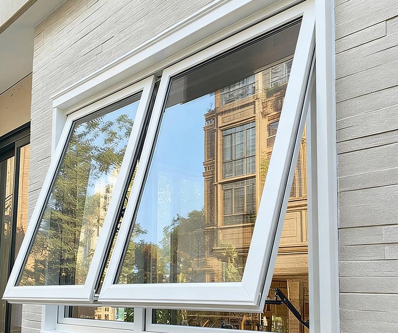 Fenêtres en aluminium à double vitrage de PAVIDA