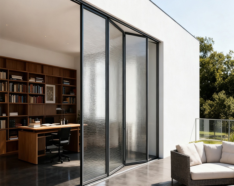 PAVIDA builds folding glass to handle the noise and weather