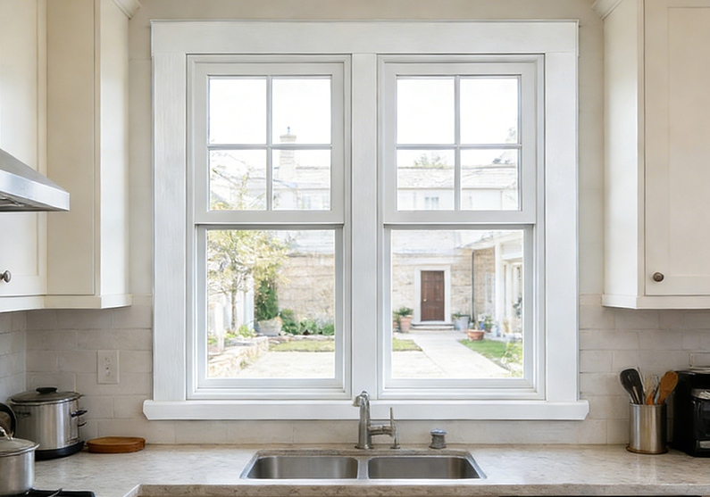 Одиночное окно для городских гостиных и кухней