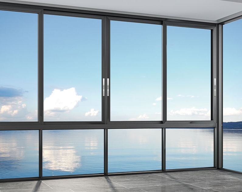 High-performance soundproof sliding windows block heavy city traffic noise