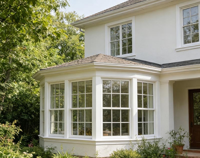 Low-E glass and argon gas double glazing heat insulation