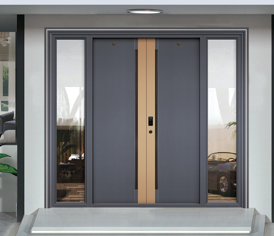 Custom LED front doors for luxury and coastal applications