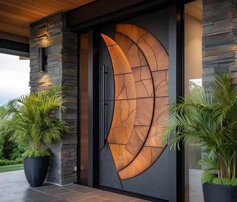Precision-Carved Aluminum Doors Elevating Modern Home Entrances