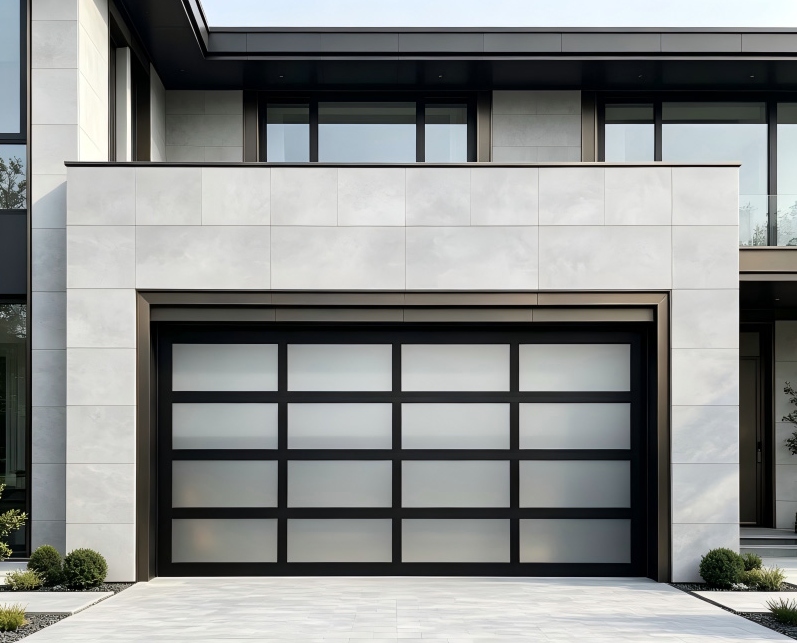 Insulated garage door improving energy efficiency, comfort, and property value
