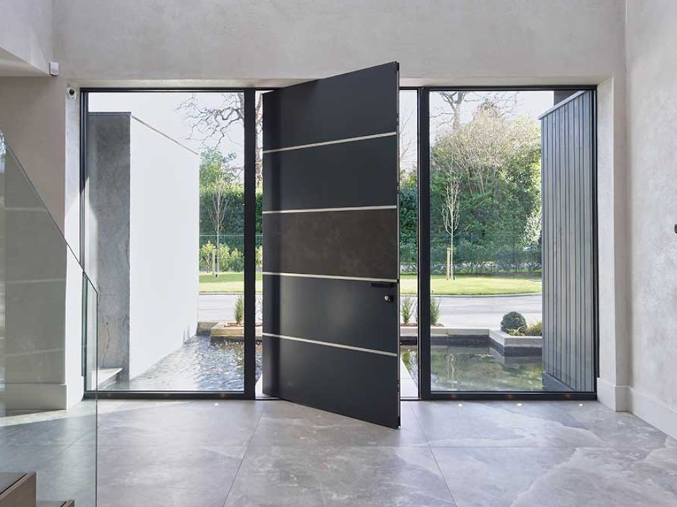 Modern Aluminum Pivot Doors vs. Heavy-Duty Hinged Front Doors